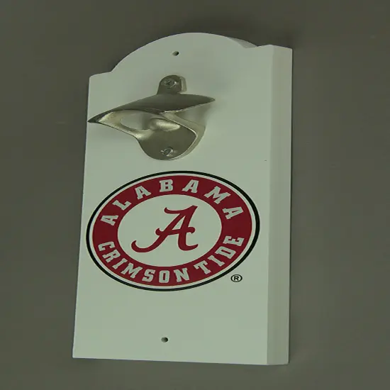 Licensed University of Alabama Crimson Tide Wall Mounted Bottle Opener {3}