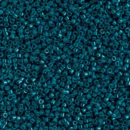 Miyuki Delica 5.2g Duracoat Galvanized Glass Beads, 11/0 Lt. Sapphire DB2516 {1}