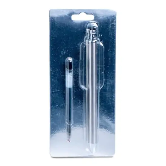 Makerflo 12 Pieces Craftable Stainless Steel Pens and Blanks for Epoxy, Vinyl, and Hydro-Dipping DIY Projects - Black Ink Gel Pens for Crafting & Gifting - Not for sublimation {5}