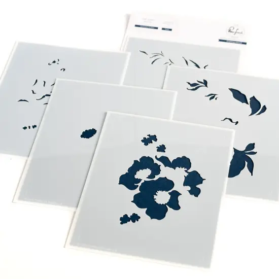 Pinkfresh Studio Stencils 4.25"X5.5" 5/Pkg-Nothing But The Best {1}