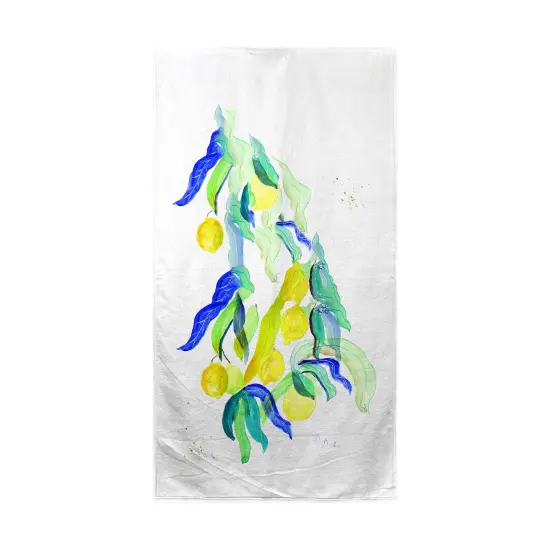 Betsy Drake Lemon Tree Beach Towel Multicolor {1}
