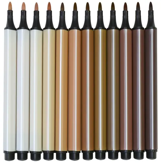 Kwik Stix Magic Stix Markers 12/Pkg-Global Skin Tones {6}