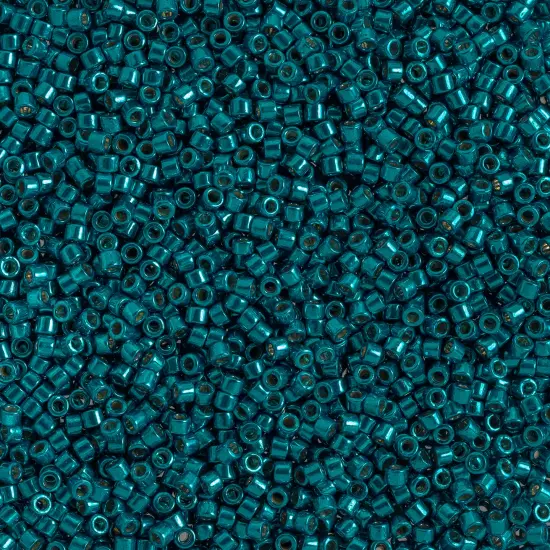 Miyuki Delica 5.2g Duracoat Galvanized Glass Beads, 11/0 Turquoise DB2514 {1}