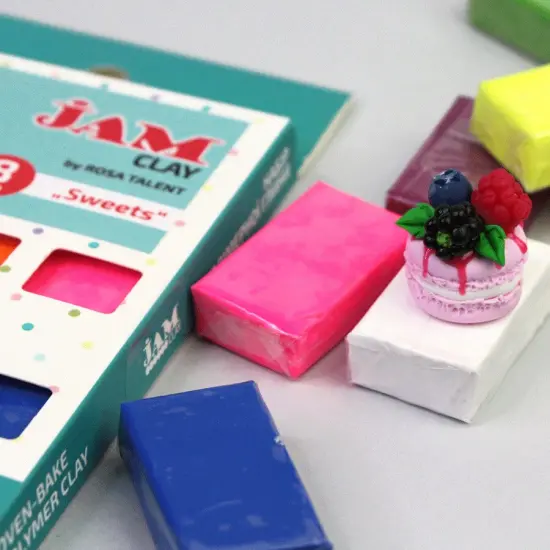 Rosa Talent Sweets - Polymer Clay Set. 8*0.04 lb. Jam Clay. {2}