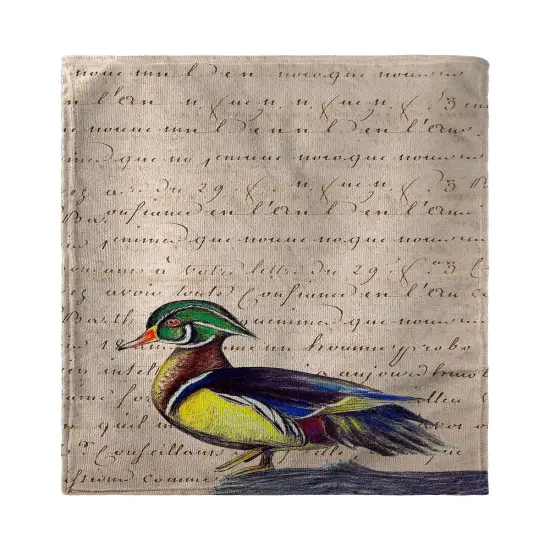 Betsy Drake Male Wood Duck Beach Towel {1}
