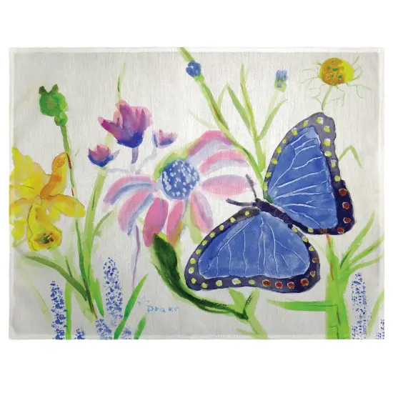 Betsy Drake Betsy's Blue Morpho Place Mat Set of 4 {1}