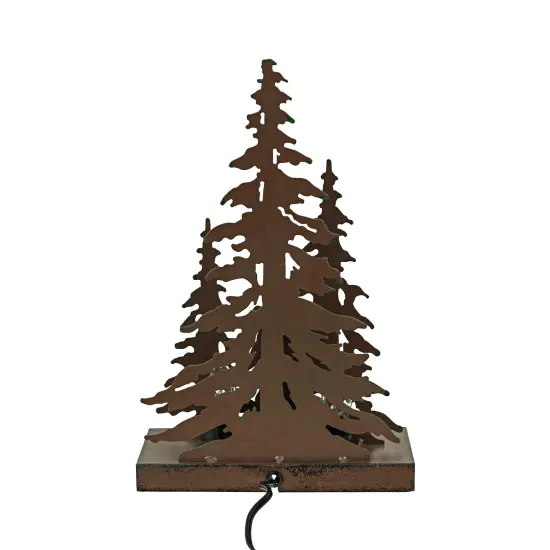 Rustic Metal Bigfoot Accent Lamp {3}