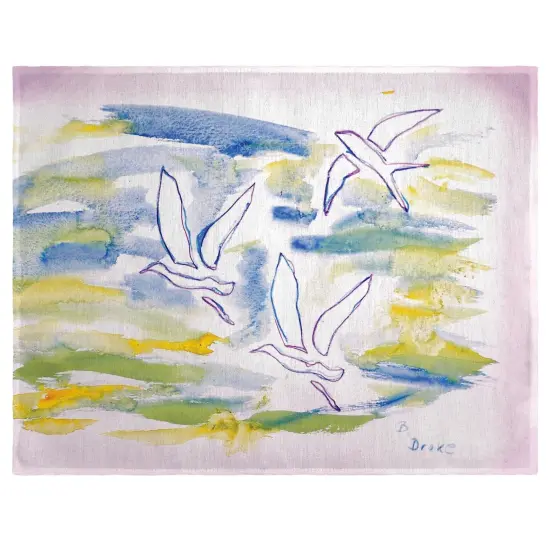 Betsy Drake Three Gulls Place Mat Set of 4 {1}