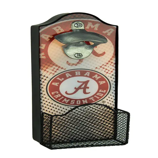 University of Alabama Crimson Tide LED Lighted Bottle Opener With Cap Catcher {1}