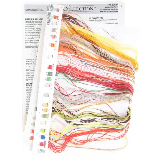 Dimensions Counted Cross Stitch Kit 10"x17"-Dancing Fall Fairy 18 Count {6}