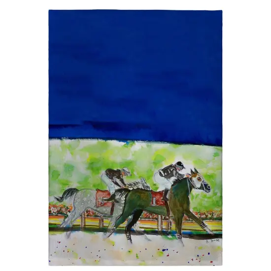 Betsy Drake Close Race Guest Towel {1}