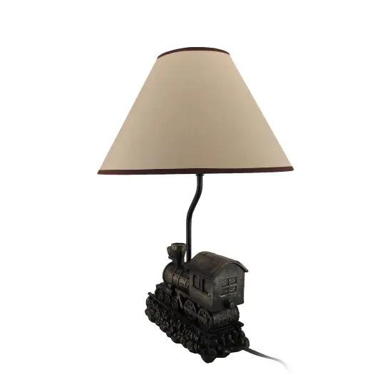 Light in the Tunnel Steam Train Engine Table Lamp with Shade {4}