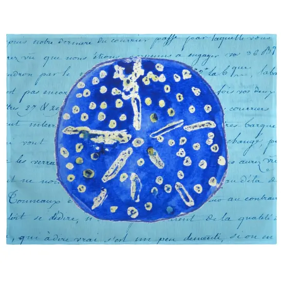 Betsy Drake Blue Sand Dollar Place Mat Set of 4 {1}