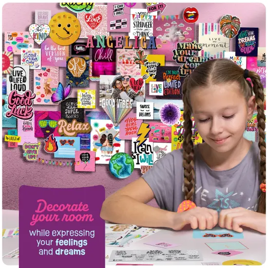 Pretty Me Wall Collage Kit for Teen & Tween Girls - Arts Craft Gift Ideas - Birthday Gifts and Stuff for Teenage Bedroom Decor - Teens Crafts Kits Teenager {5}
