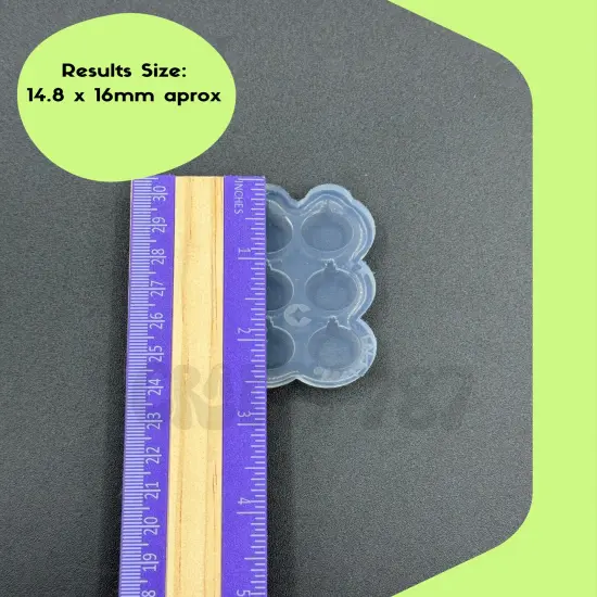 Ornament Earring Silicone Mold(d14) {2}