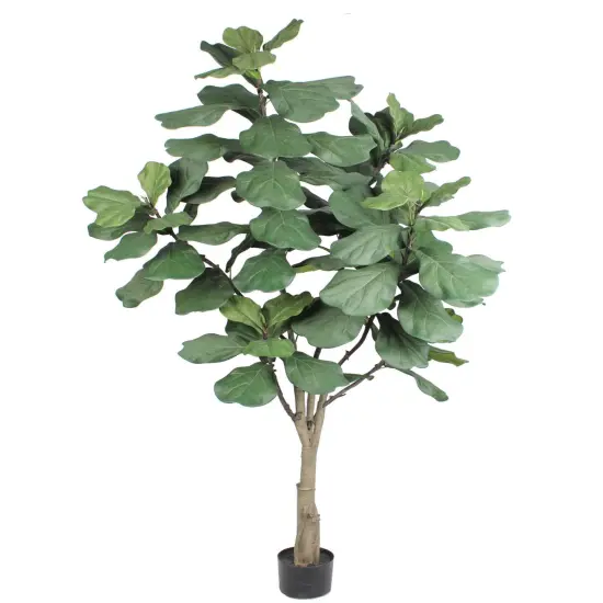 6FT Fiddle Leaf Fig - Elegant Artificial Ficus Plant, Perfect for Modern Home or Office Decor - Lifelike & Evergreen, Floral Home by Artificial Flowers {1}
