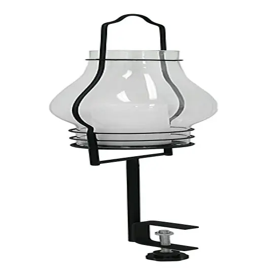 4 in 1 Glass Candle Lantern w/LED Flameless Candle {5}