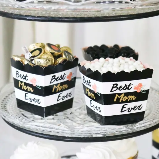 Big Dot of Happiness Best Mom Ever - Party Mini Favor Boxes - Mother's Day Party Treat Candy Boxes - Set of 12 {7}