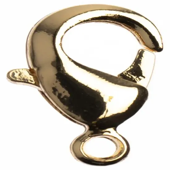 John Bead Lobster Clasp 12mm 6/Pkg-18kt Gold Plated {2}