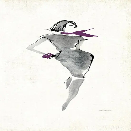 Purple Flair Ii Poster Print by Anne Tavoletti - Item # VARPDX39283 {1}