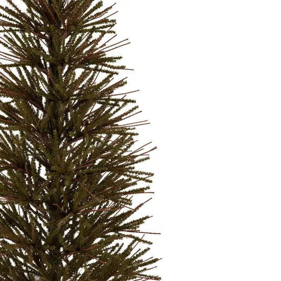 Northlight Medium Warsaw Twig Artificial Christmas Tree with Burlap Base - 4' - Unlit Brown {4}
