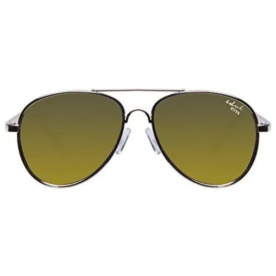 Livin' Well Baby Aviator Sunglasses for Kids - Gold {3}