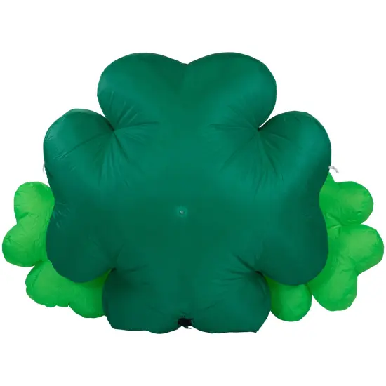 Northlight LED Lighted Inflatable Happy St. Patrick's Day Triple Shamrock Outdoor Decoration - 60" Green {6}