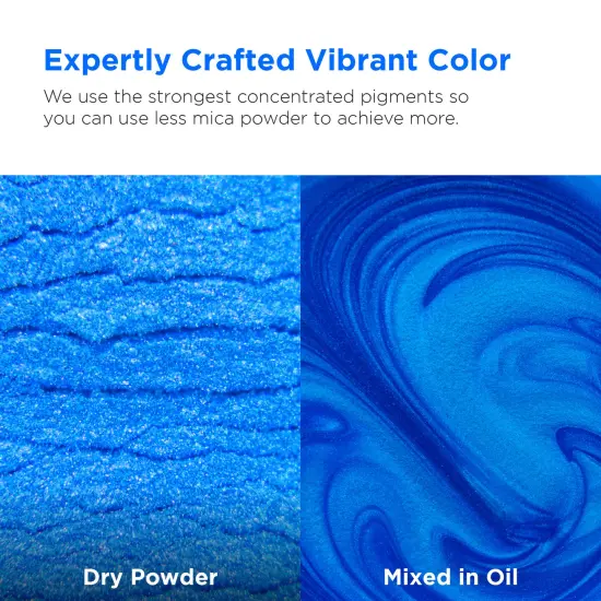 Rolio - 1 Jar Mica Powder (Azure) - 50g / 1.8 oz {2}