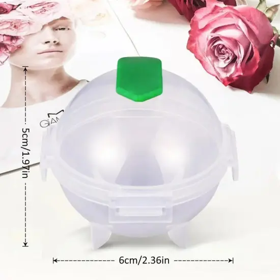 4-Pack 2" Round Ice Cube Ball Maker Tray Silicone Sphere Mold Whiskey Cocktails {2}