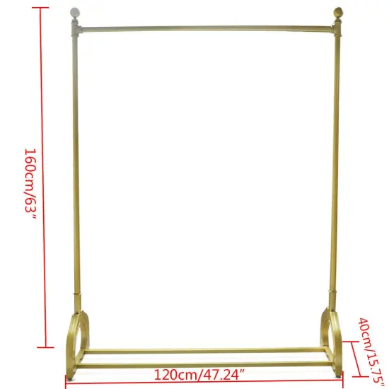 Clothing Hanging Shelf Rack Garment Hanger Display Stand {2}