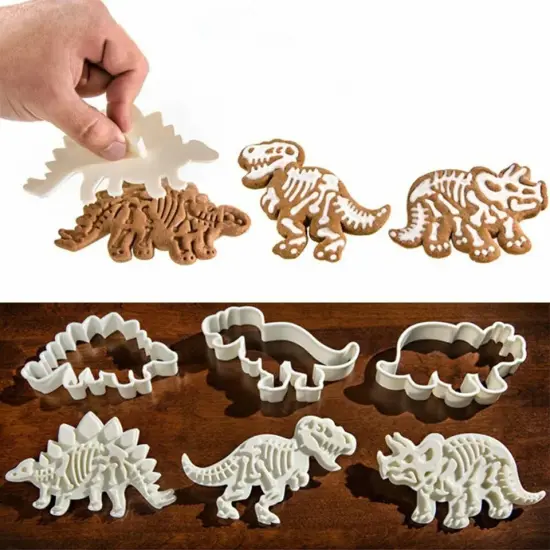Set of 3 Dinosaur Cookie Cutter {4}