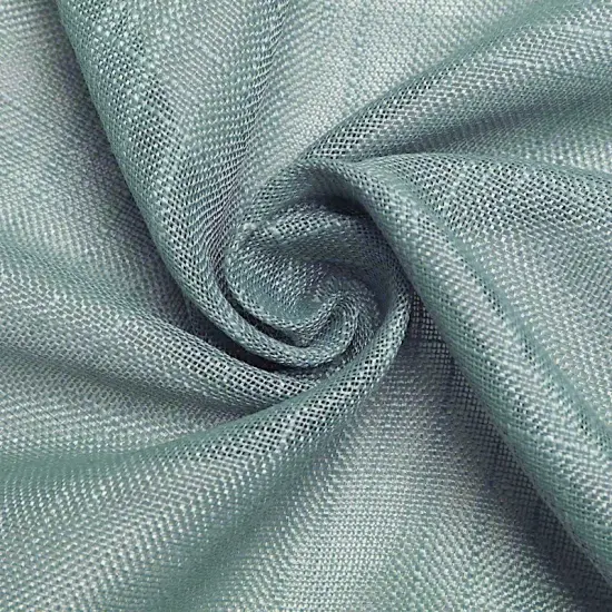 120" Round Faux Burlap Tablecloth Dusty blue {3}