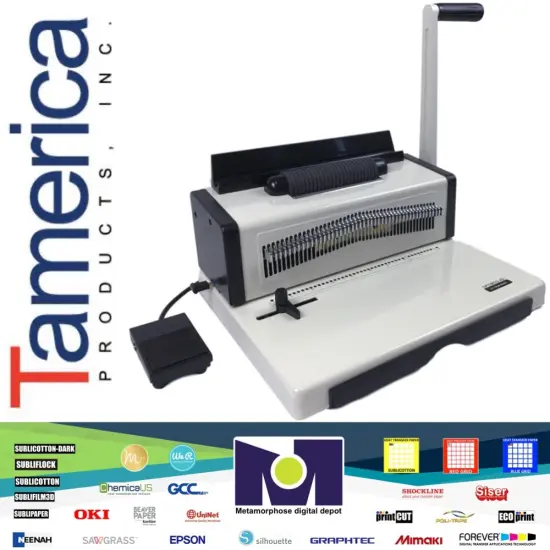 Tamerica Optimus-46i Optimus Series Manual Coil Puncher with Electric Inserter {1}
