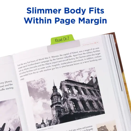 Avery Durable View 3 Ring Binder with 1.5 Inch Rings, 8 Tab Insertable Binder Dividers, Repositionable 2.5" x 1" Margin Ultra Tabs, Office Supplies Set (01686) {6}
