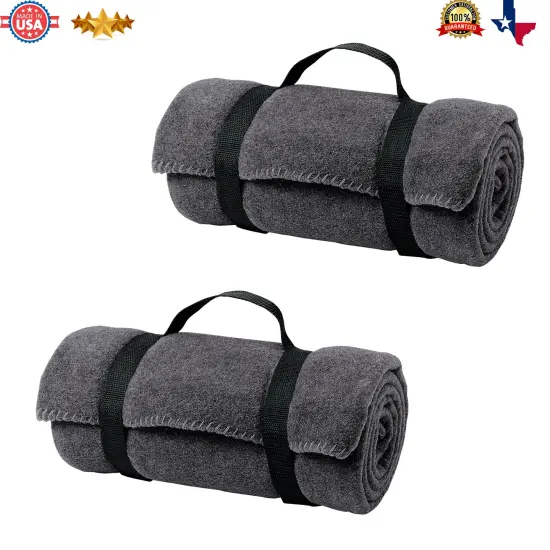 Port Authority&reg; Value Fleece Blanket with Strap {7}