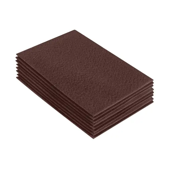 FabricLA Acrylic Felt Sheets for Crafts - Precut 9" X 12" Inches (20 cm X 30 cm) Felt Squares - Use Felt Fabric Craft Sheets for DIY, Costume, and Decoration | Light Brown - 8 Pieces {1}