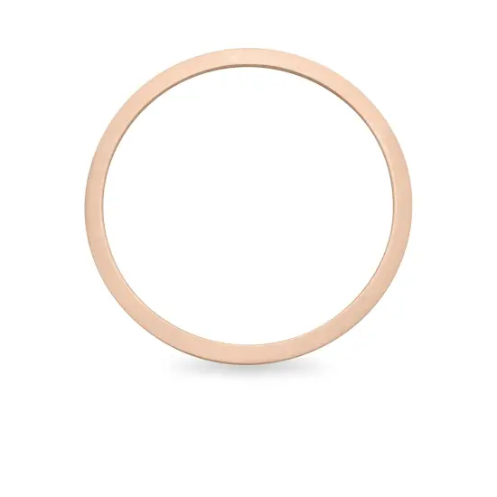 10 Pack - 65mm Stainless Steel 18K Rose Gold PVD Coated Blank Bangle Bracelet {2}