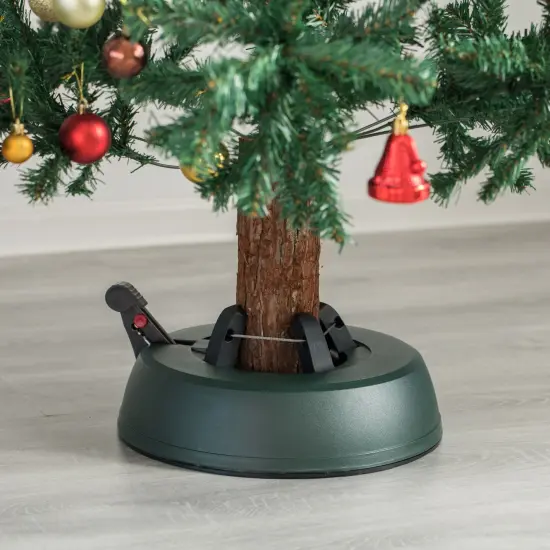 Automatic Plastic Green Foot Pedal Christmas Tree Stand {4}