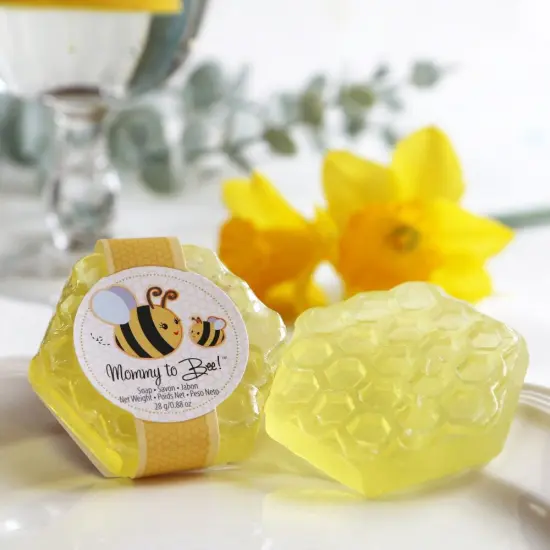 Mommy To Bee Honey Scented Honeycomb Soap (Set of 4) {2}