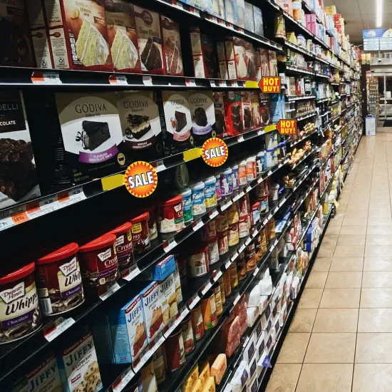 COSCO Shelf Wobbler Signs, Multi-Pack, NEW ITEM, HOT BUY, BOGO, SALE, 36 Pack (9 each x 4 Messages) {2}