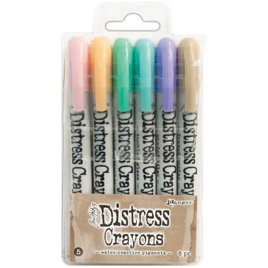 Tim Holtz Distress Crayon Set-Set #5 {1}