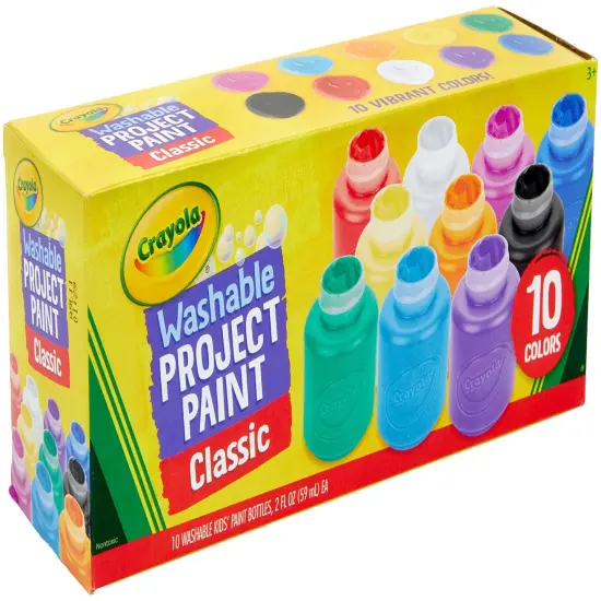 Crayola Washable Kids Paint 2oz 10/Pkg-Basics {3}