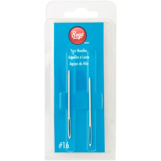 Boye Steel Yarn Needles-Size 16 2/Pkg {1}