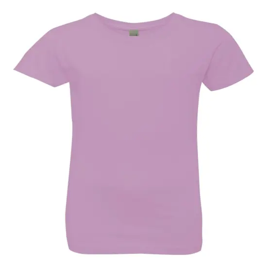 Next Level&reg; Girls Cotton Princess Crewneck Shortsleeve T-Shirt Lilac {1}
