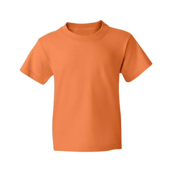 JERZEES&reg; Dri Power Youth 50/50 Poly Cotton Crewneck Short Sleeve T-Shirt Tennessee orange {1}