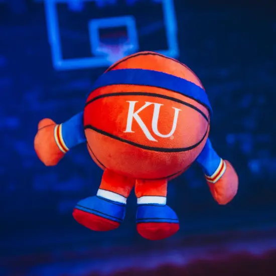 Bleacher Creatures Kansas Jayhawks 8" Kuricha Basketball Plush {2}