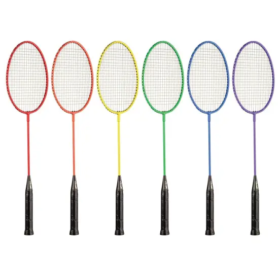 Tempered Steel Badminton Racket Set {1}