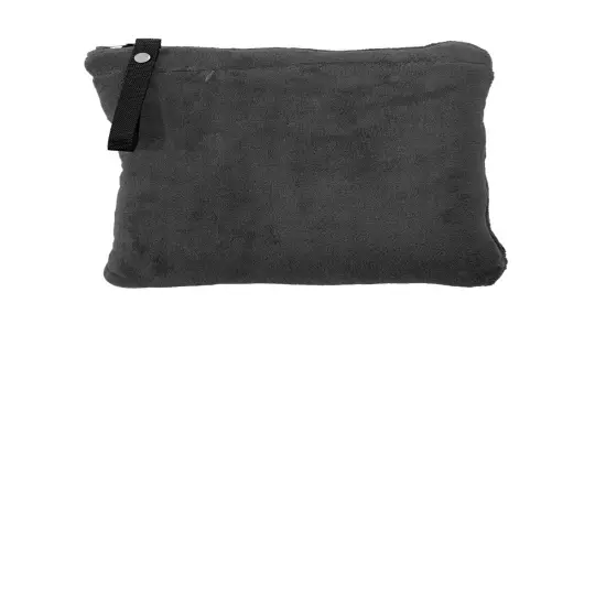 Travel Blanket Pillow | RADYAN&reg; Black {3}
