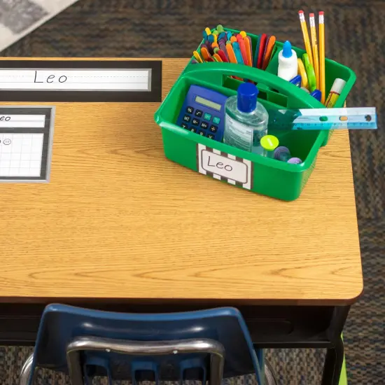 Green Plastic Storage Caddy, Pack of 6 {6}