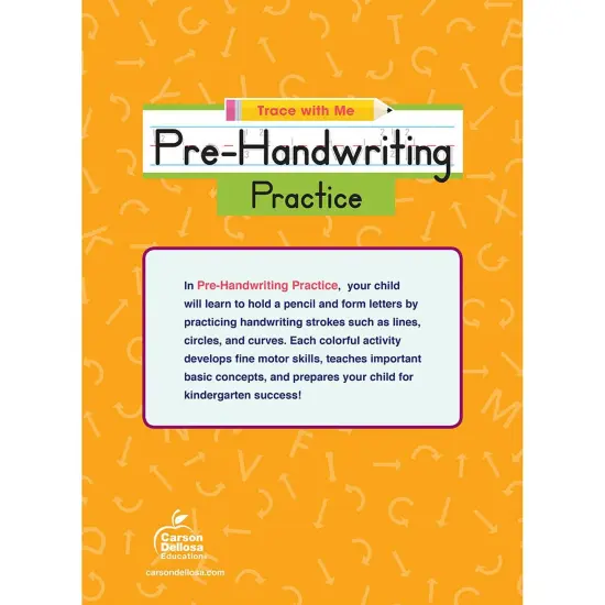 Pre-Handwriting Practice Activity Book, Grade Preschool-2, Pack of 3 {4}